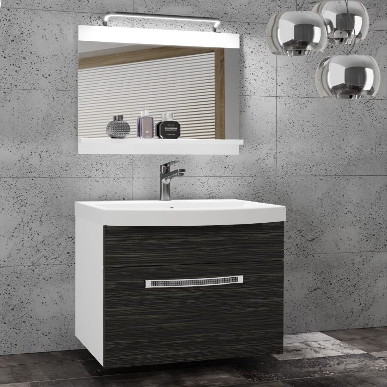 Ensemble de meubles de salle de bain Glamour 2 GLA M 1/0/W/HK/0/MB/PP