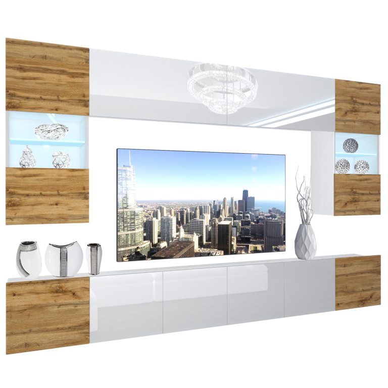 Meuble mural Nexum 6 NEX 1/0/W/DWWDWW/0/0/PP