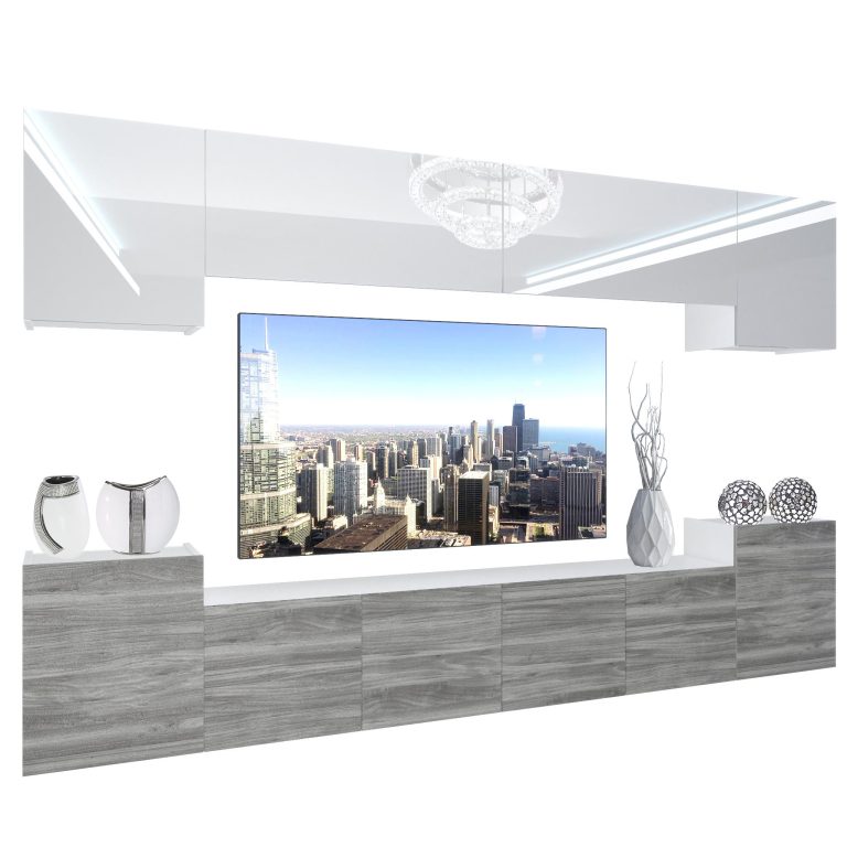 Meuble mural Nexum 58 NEX 4/0/W/WGW1/0/0/PP