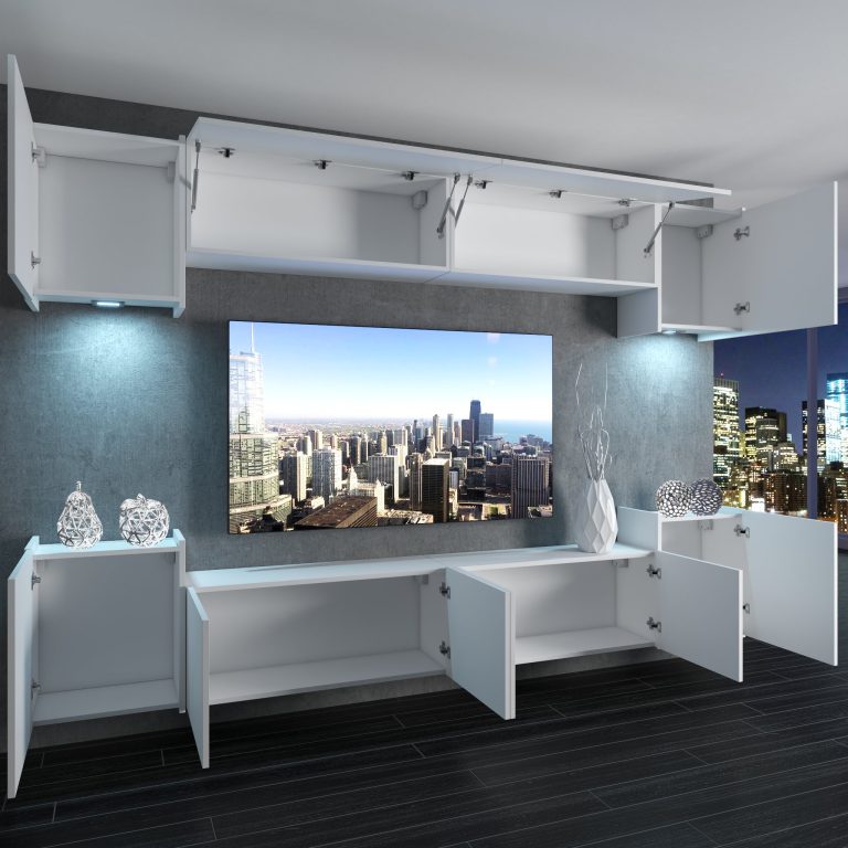 Meuble mural Nexum 58 NEX 4/0/W/WGW1/0/0/PP