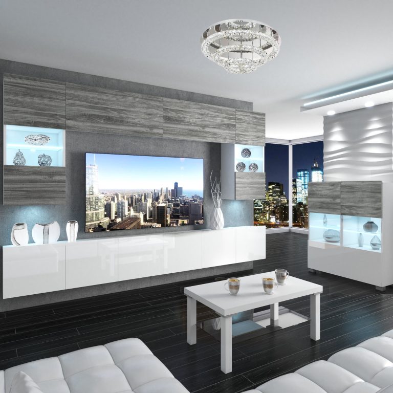 Meuble mural Nexum 3 NEX 1/0/W/GW1W/0/0/PP