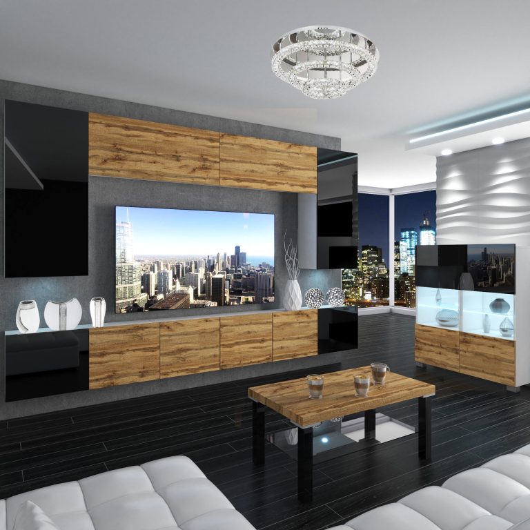 Meuble mural Nexum 31 NEX 2/0/W/BDWBDW/0/0/PP