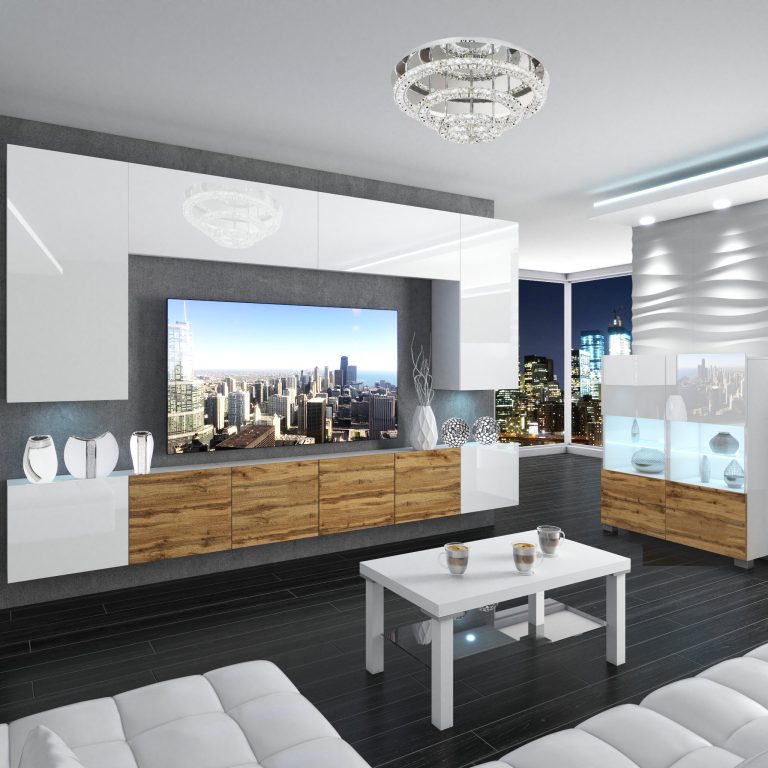 Meuble mural Nexum 26 NEX 2/0/W/WWDW/0/0/PP