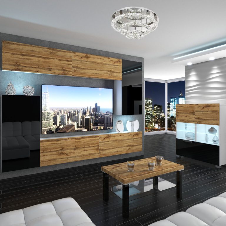 Meuble mural Nexum 127 NEX 8/0/W/DWBBDW/0/0/PP