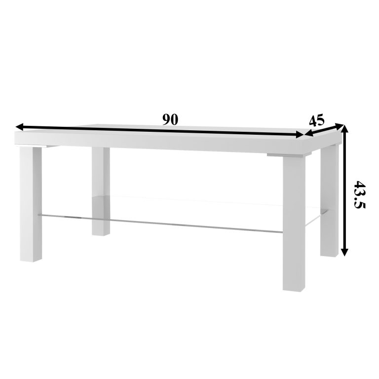 Table basse Nexum 3 NEX SK1/0/W/DS/0/0