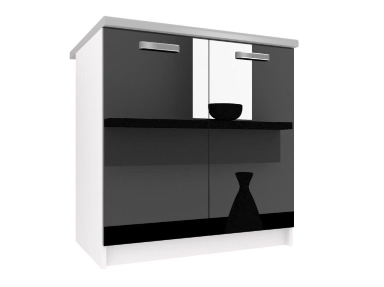 Armoire de cuisine sur pied INF SD80/0/WT/B/0/F