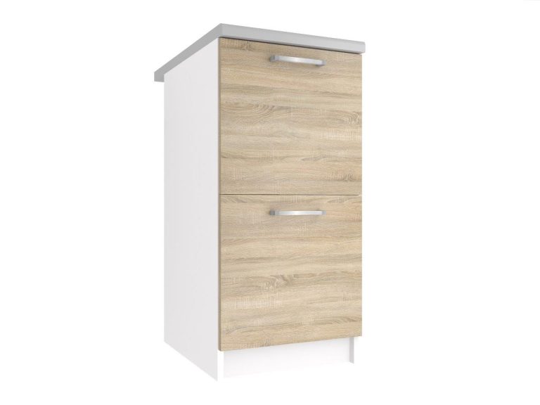 Meuble de cuisine Belini bas 40 cm chêne sonoma avec plan de travail Fabricant TOR SD2-40/0/WT/DS/0/P