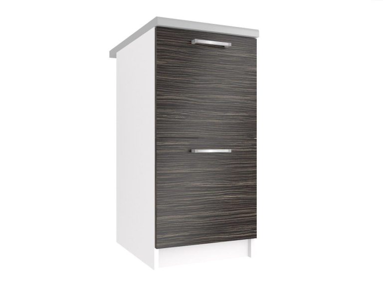 Meuble de cuisine Belini bas 40 cm en ébène royal avec plan de travail Fabricant TOR SD2-40/0/WT/HK/0/P

