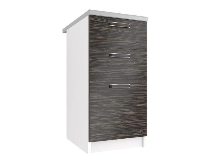 Armoire de cuisine sur pied avec tiroirs TOR SDSZ40/1/WT/HK/0/F