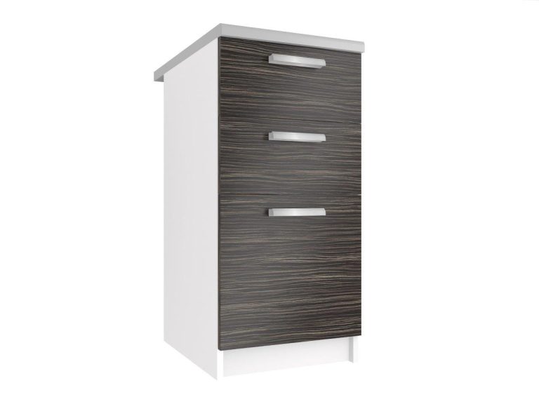 Armoire de cuisine sans plan de travail avec tiroirs TOR SDSZ40/1/WT/HK/0/T