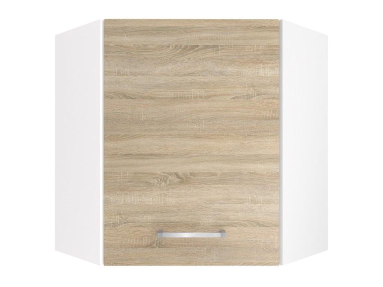 Armoire de cuisine d'angle suspendue TOR SGN60/1/WT/DS/0/P