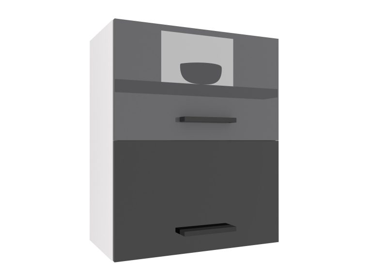 Armoire de cuisine suspendue INF SGP2-60/1/WT/SB/0/B1