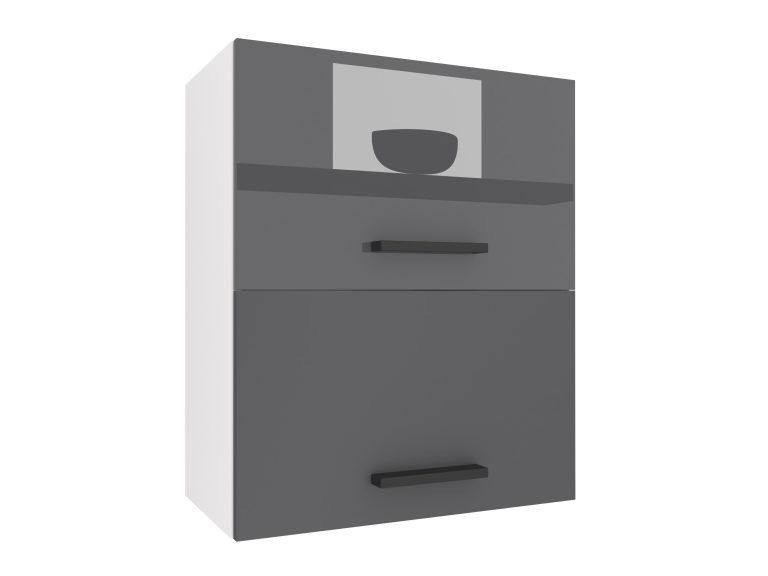 Armoire de cuisine suspendue INF SGP2-60/1/WT/SSR/0/B1