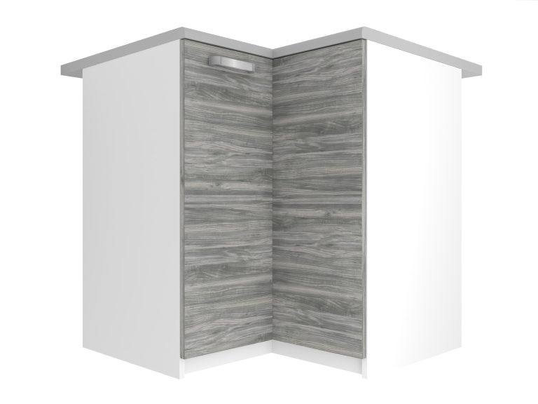 Armoire de cuisine d'angle sans plan de travail TOR SNP90/2/WT/GW1/BB/U
