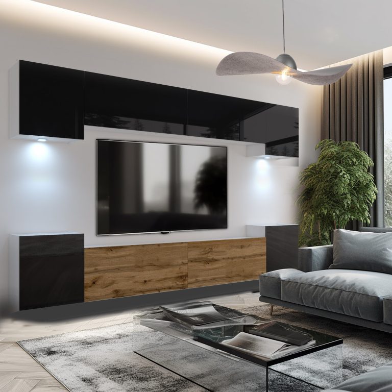 Meuble mural Nexum 70 NEX 4/0/W/BBBDW/0/0/PP