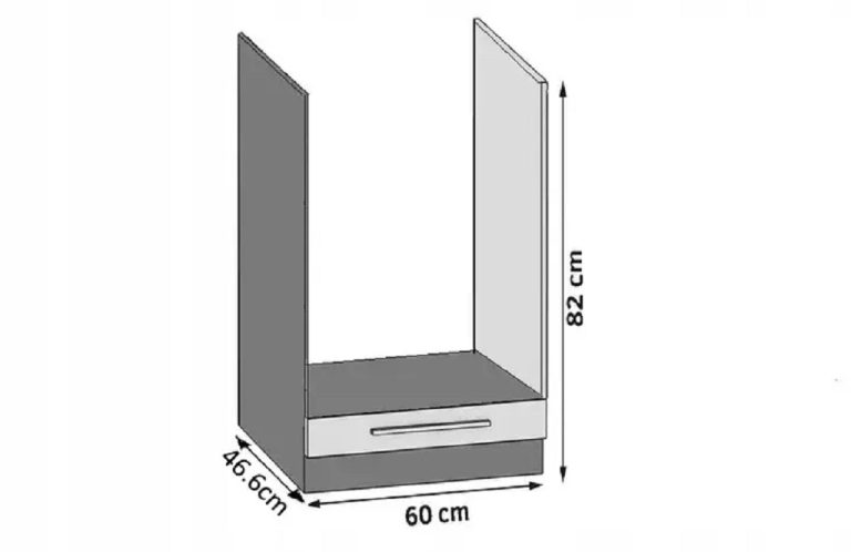 Armoire de cuisine à four TOR SDP60/0/WT/WT/0/B1