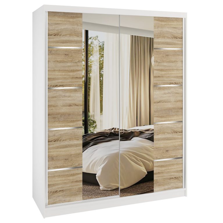 Armoire coulissante SERENITY 133 cm chêne sonoma Fabricant ME SERENITY SZP6/0/W/DS/0/HIAL