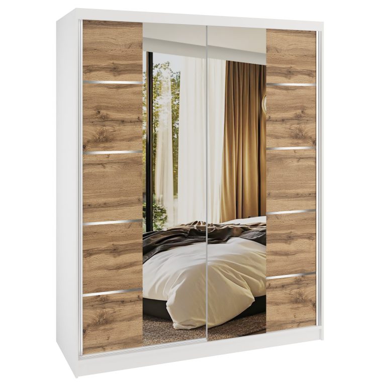 Armoire coulissante SERENITY 133 cm chêne wotan Fabricant ME SERENITY SZP6/0/W/DW/0/HIAL