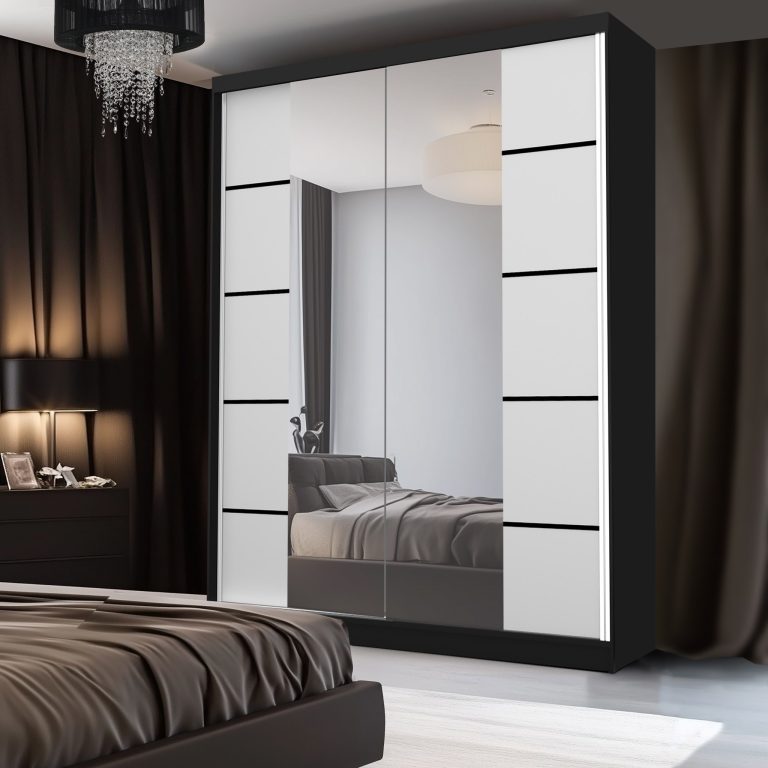 Armoire coulissante SERENITY 133 cm mate blanc Fabricant  ME SERENITY SZP6/0/B/W/0/HIAL
