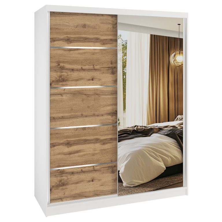 Armoire coulissante SERENITY 133 cm chêne wotan Fabricant MBP SERENITY SZP6/0/W/DW/0/HIAL