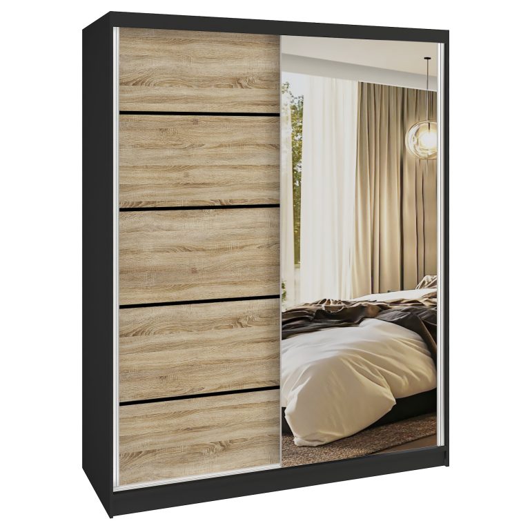 Armoire coulissante SERENITY 133 cm chêne sonoma Fabricant MBP SERENITY SZP6/0/B/DS/0/HIAL