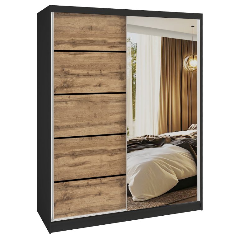 Armoire coulissante SERENITY 133 cm chêne wotan Fabricant MBP SERENITY SZP6/0/B/DW/0/HIAL