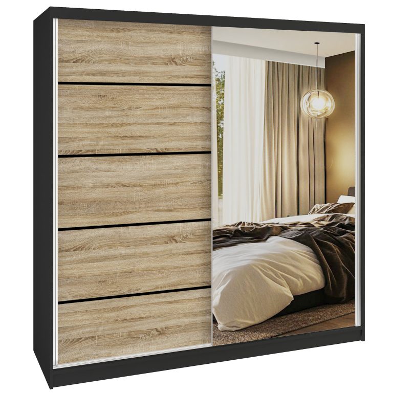 Armoire coulissante SERENITY 200 cm chêne sonoma Fabricant MBP SERENITY SZP5/0/B/DS/0/HIAL