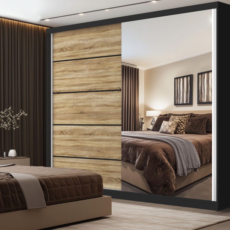 Armoire coulissante SERENITY 200 cm chêne sonoma Fabricant MBP SERENITY SZP5/0/B/DS/0/HIAL
