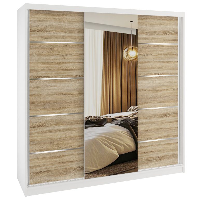 Armoire coulissante SERENITY 200 cm chêne sonoma Fabricant MT SERENITY SZP5/0/W/DS/0/HIAL
