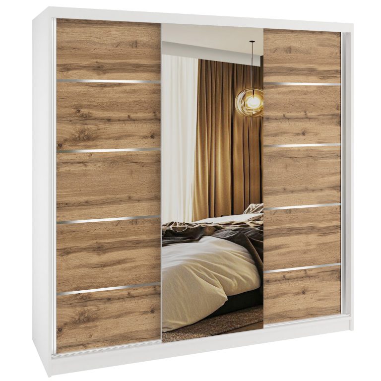 Armoire coulissante SERENITY 200 cm chêne wotan Fabricant MT SERENITY SZP5/0/W/DW/0/HIAL