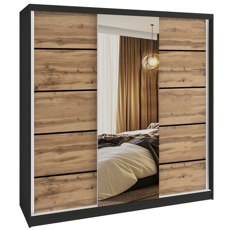 Armoire coulissante SERENITY 200 cm chêne wotan Fabricant MT SERENITY SZP5/0/B/DW/0/HIA