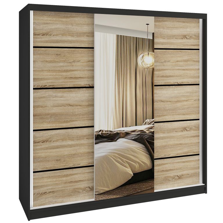 Armoire coulissante SERENITY 200 cm chêne sonoma Fabricant MT SERENITY SZP5/0/B/DS/0/HIAL