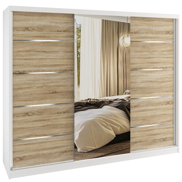 Armoire coulissante SERENITY 232 cm chêne sonoma Fabricant MBP SERENITY SZP8/0/W/DS/0/HIAL