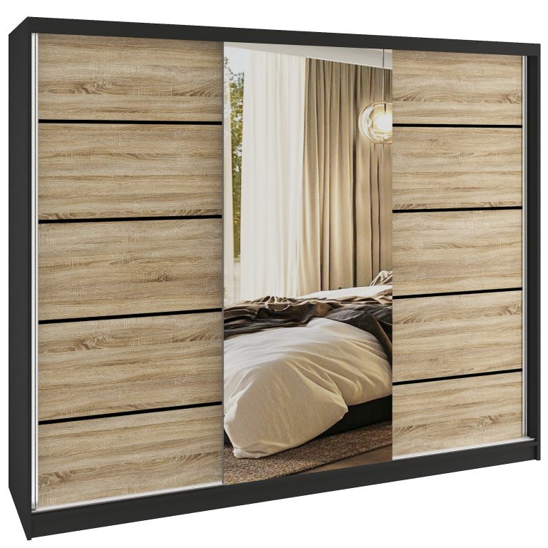 Armoire coulissante SERENITY 232 cm chêne sonoma Fabricant MBP SERENITY SZP8/0/B/DS/0/HIAL