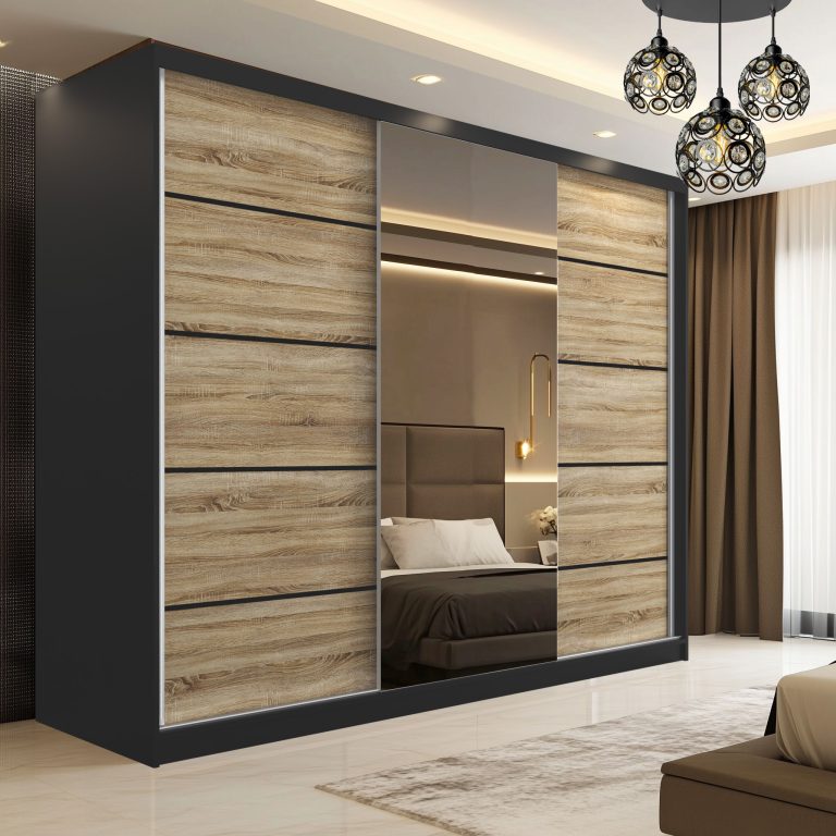 Armoire coulissante SERENITY 200 cm chêne sonoma Fabricant MT SERENITY SZP5/0/B/DS/0/HIAL
