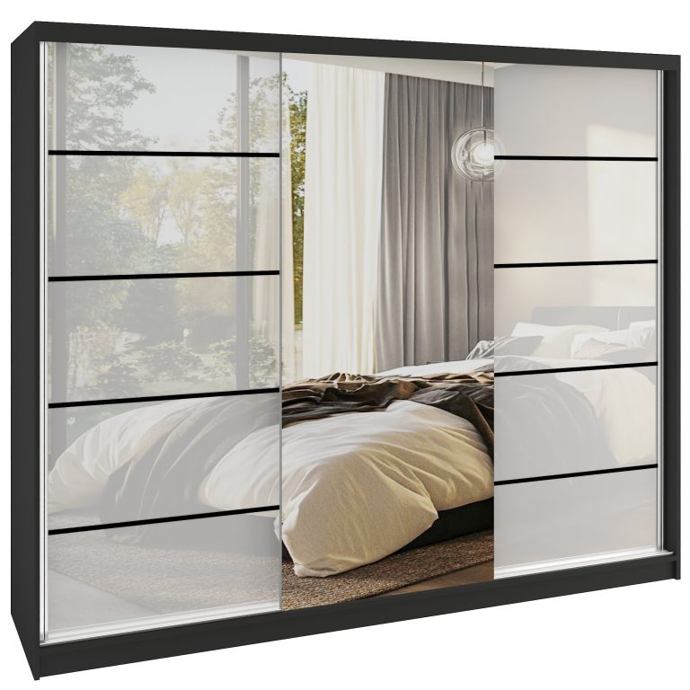 Armoire coulissante SERENITY 200 cm brillance blanc Fabricant MTG SERENITY SZP5/0/B/W/0/HIAL