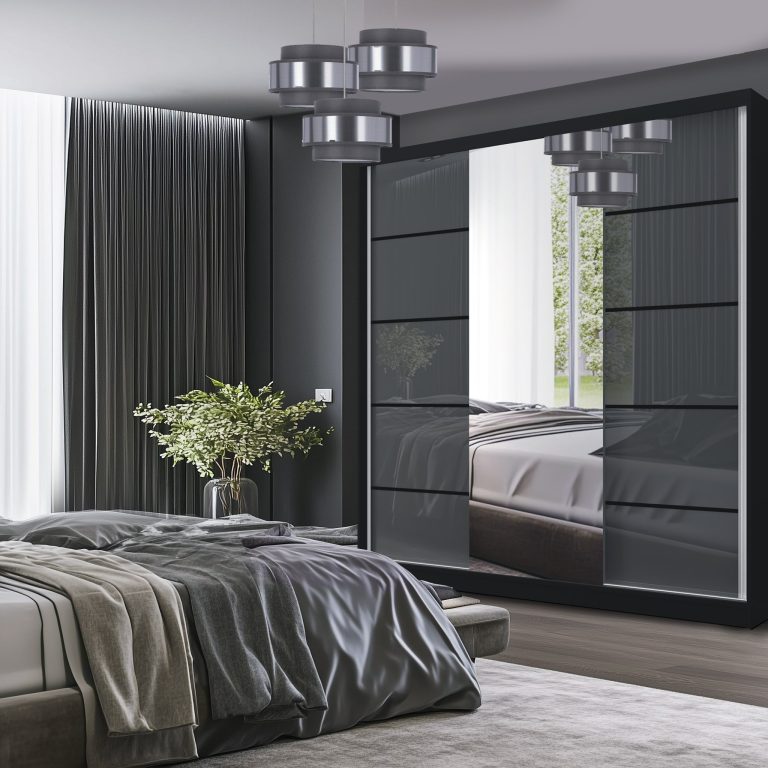 Armoire coulissante SERENITY 200 cm mate gris Fabricant MTG SERENITY SZP5/0/B/S/0/HIAL