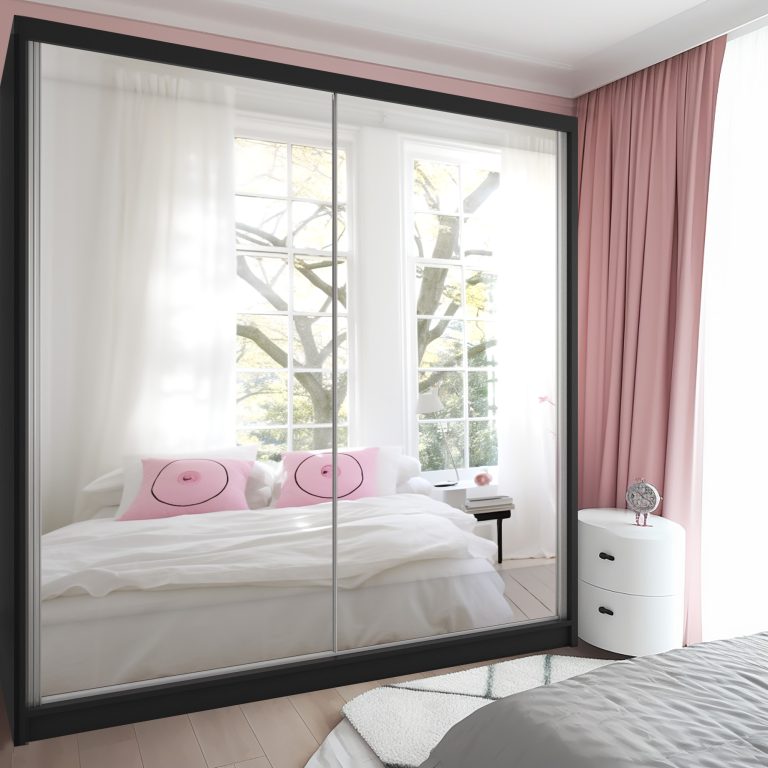 Armoire coulissante 200 cm avec miroir Fabricant M SZP1/2/W/WI/L/HI