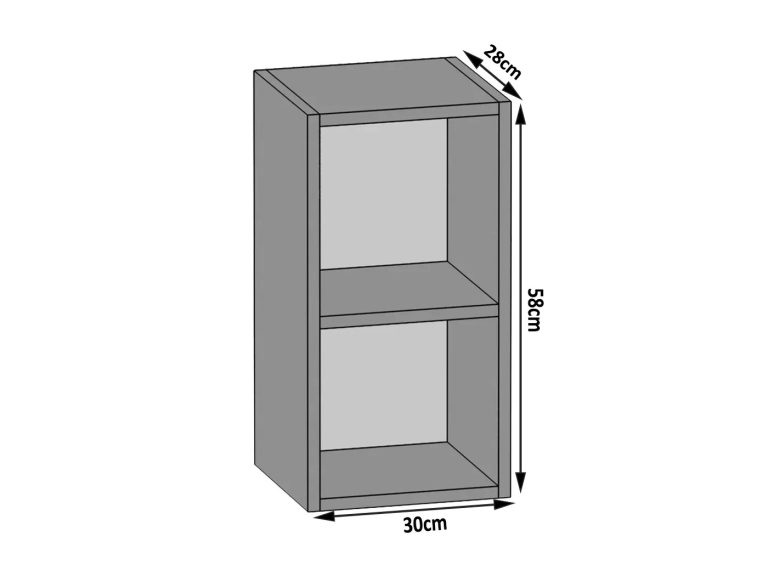 Armoire de cuisine Belini supérieure 30 cm blanc mat Fabricant SGO30/1/K/WT/1-1
