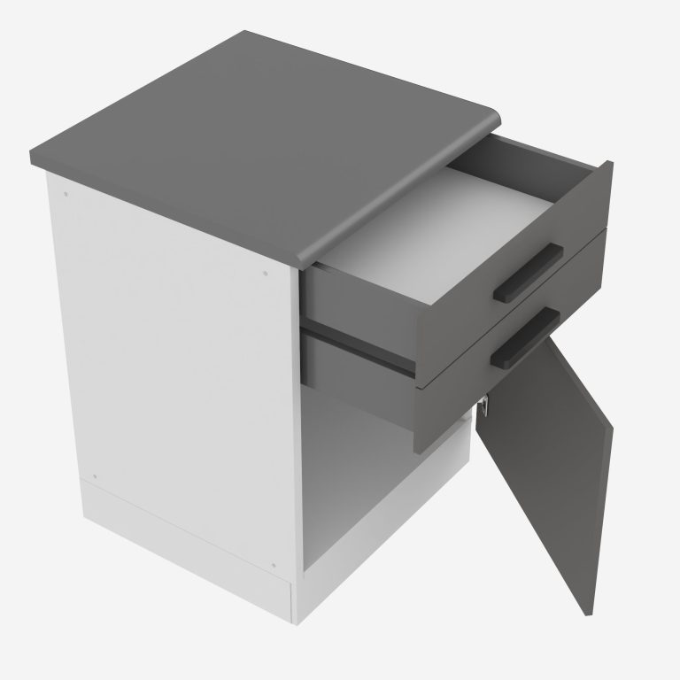 Meuble bas de cuisine 60 cm tiroirs TOR SDSZ60/0/WT/SR/B/B1/PP
