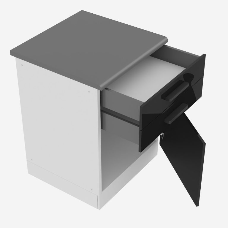 Meuble bas de cuisine 60 cm tiroirs INF SDSZ60/0/WT/B/B/B1/PP
