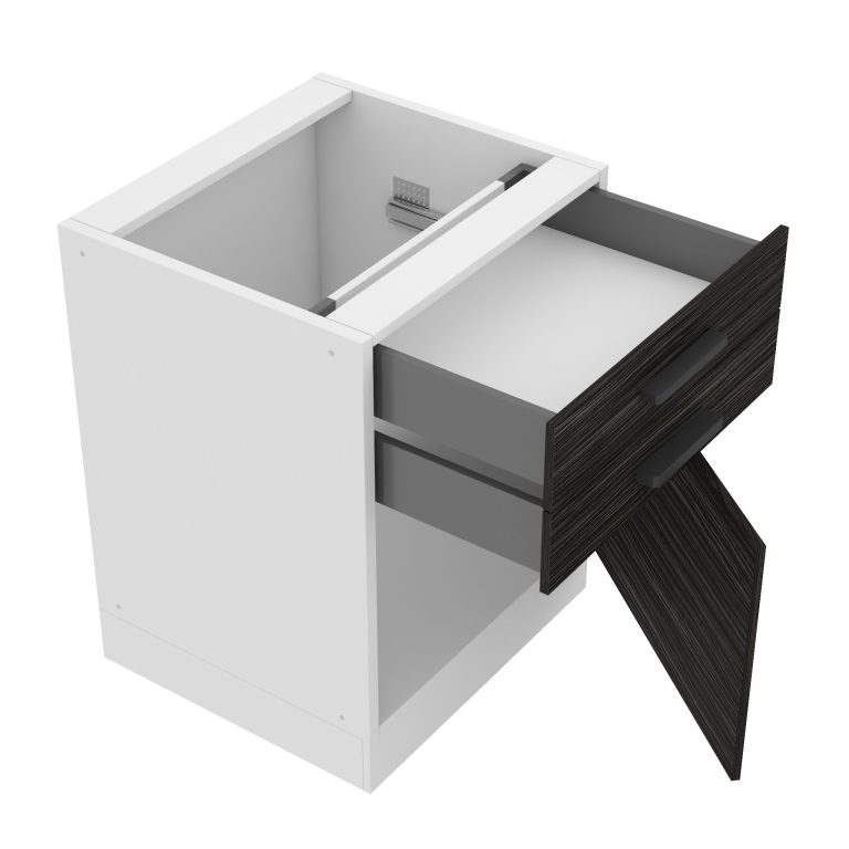 Meuble bas de cuisine 60 cm tiroirs TOR SDSZ60/0/WT/HK/0/B1/PP