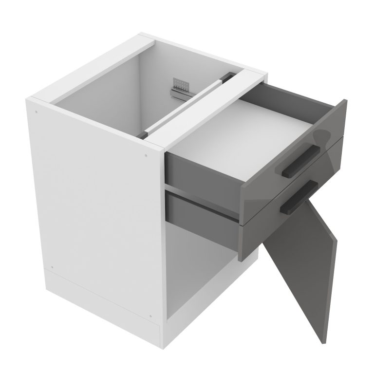 Meuble bas de cuisine 60 cm tiroirs INF SDSZ60/0/WT/S/0/B1/PP