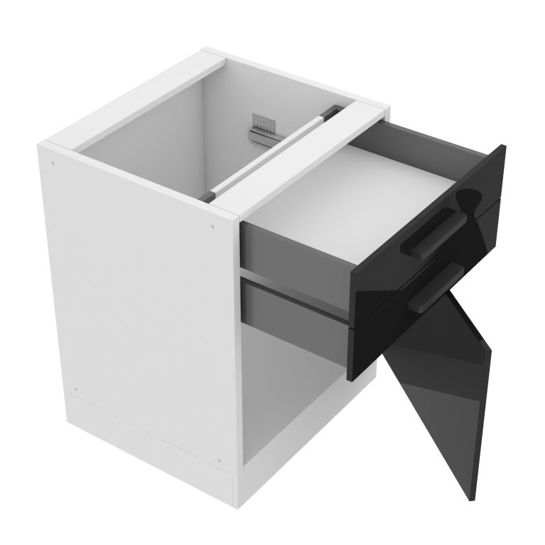 Meuble bas de cuisine 60 cm tiroirs  INF SDSZ60/0/WT/B/0/B1/PP