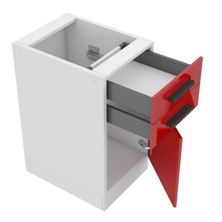Meuble bas de cuisine 40 cm tiroirs INF SDSZ40/0/WT/R/0/B1/PP