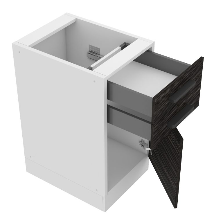 Meuble bas de cuisine 40 cm tiroirs TOR SDSZ40/0/WT/HK/0/B1/PP