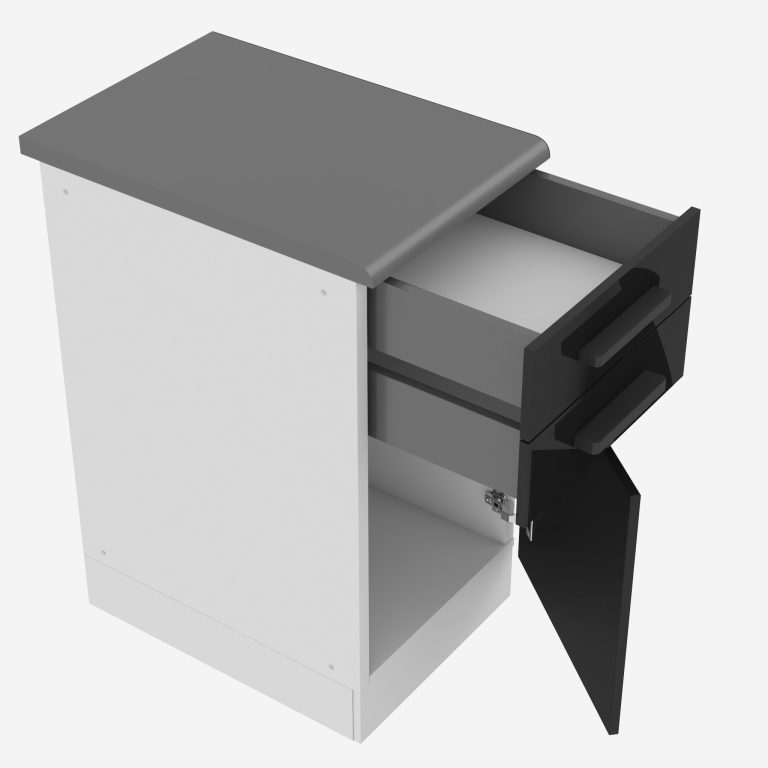 Meuble bas de cuisine 40 cm tiroirs INF SDSZ40/0/WT/B/B/B1/PP