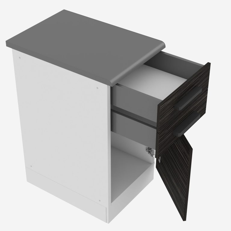Meuble bas de cuisine 40 cm tiroirs TOR SDSZ40/0/WT/HK/B/B1/PP