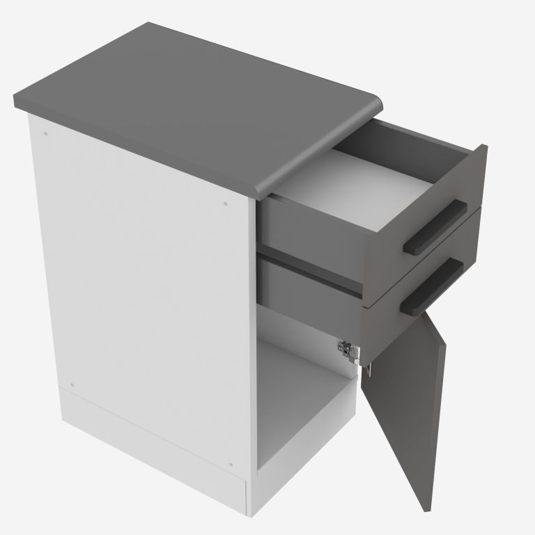 Meuble bas de cuisine 40 cm tiroirs TOR SDSZ40/0/WT/SR/B/B1/PP