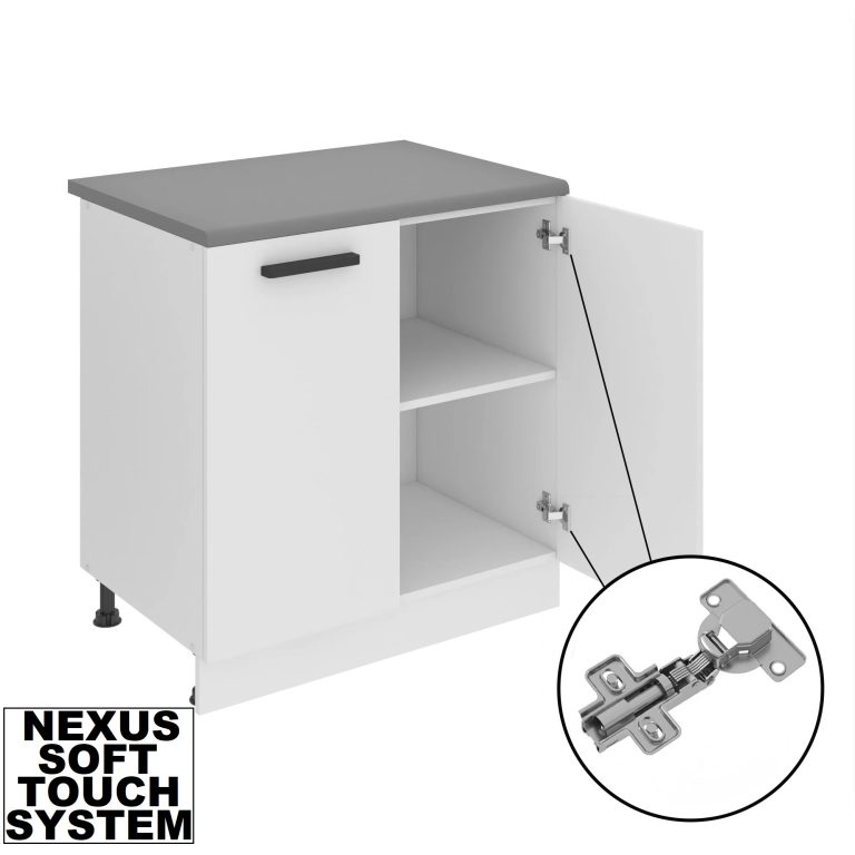 Meubles de cuisine Premium Version Complète 180 cm noir ébène sombre sans plan de travail Fabricant TOR EMILY/0/WT/HK/0/B1
